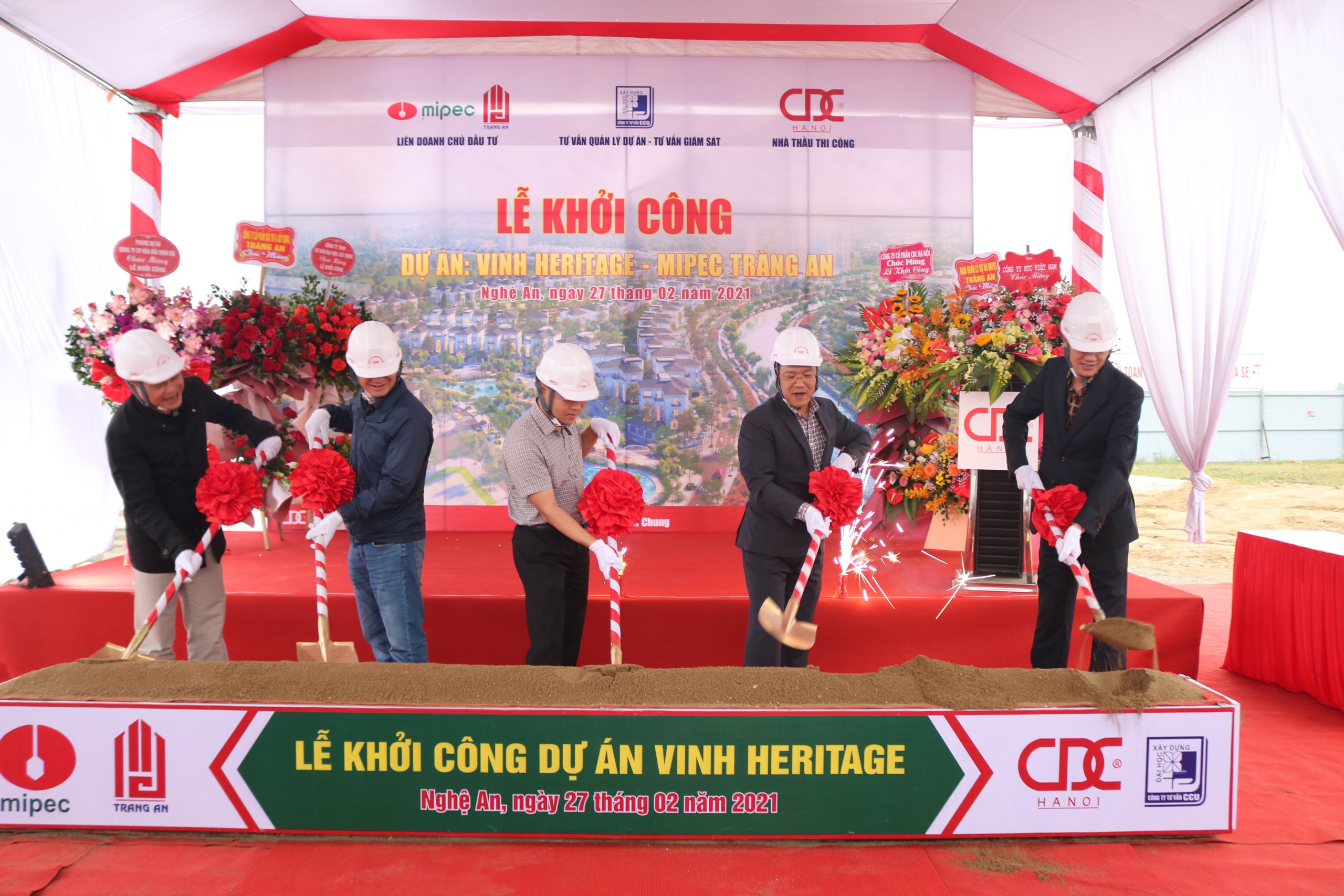 CDC Hà Nội – Khởi công dự án Vinh Heritage
