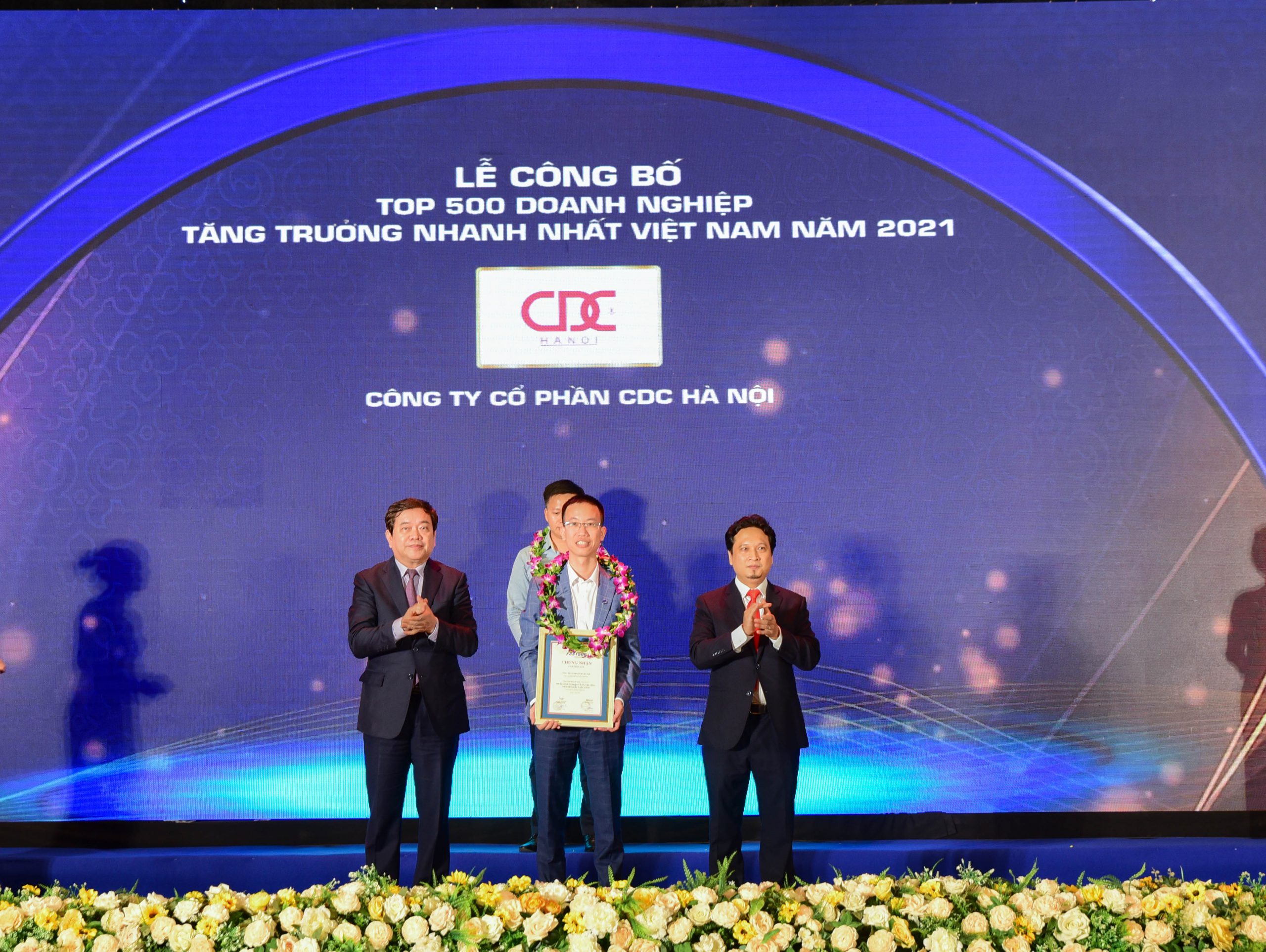 CDC HÀ NỘI – Top 500 Doanh nghiệp tăng trưởng nhanh nhất Việt Nam 2021