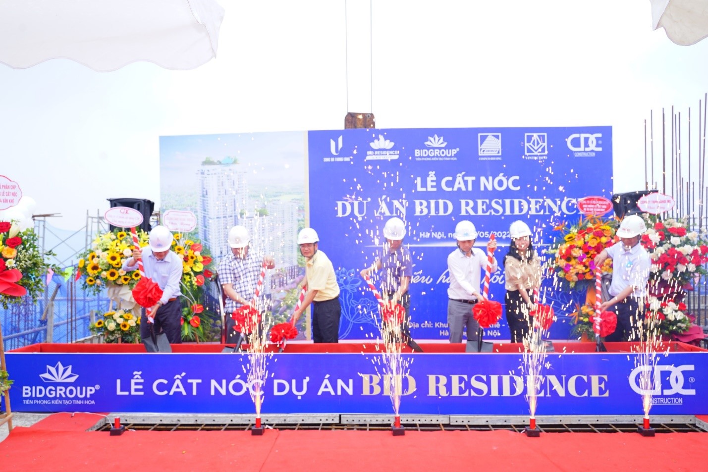 BID và CDC chính thức cất nóc Dự án BID RESIDENCE