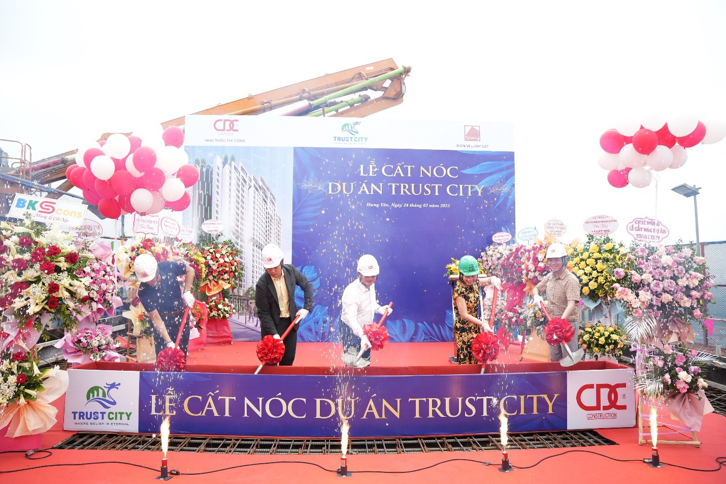 Chính thức cất nóc Dự án TRUST CITY