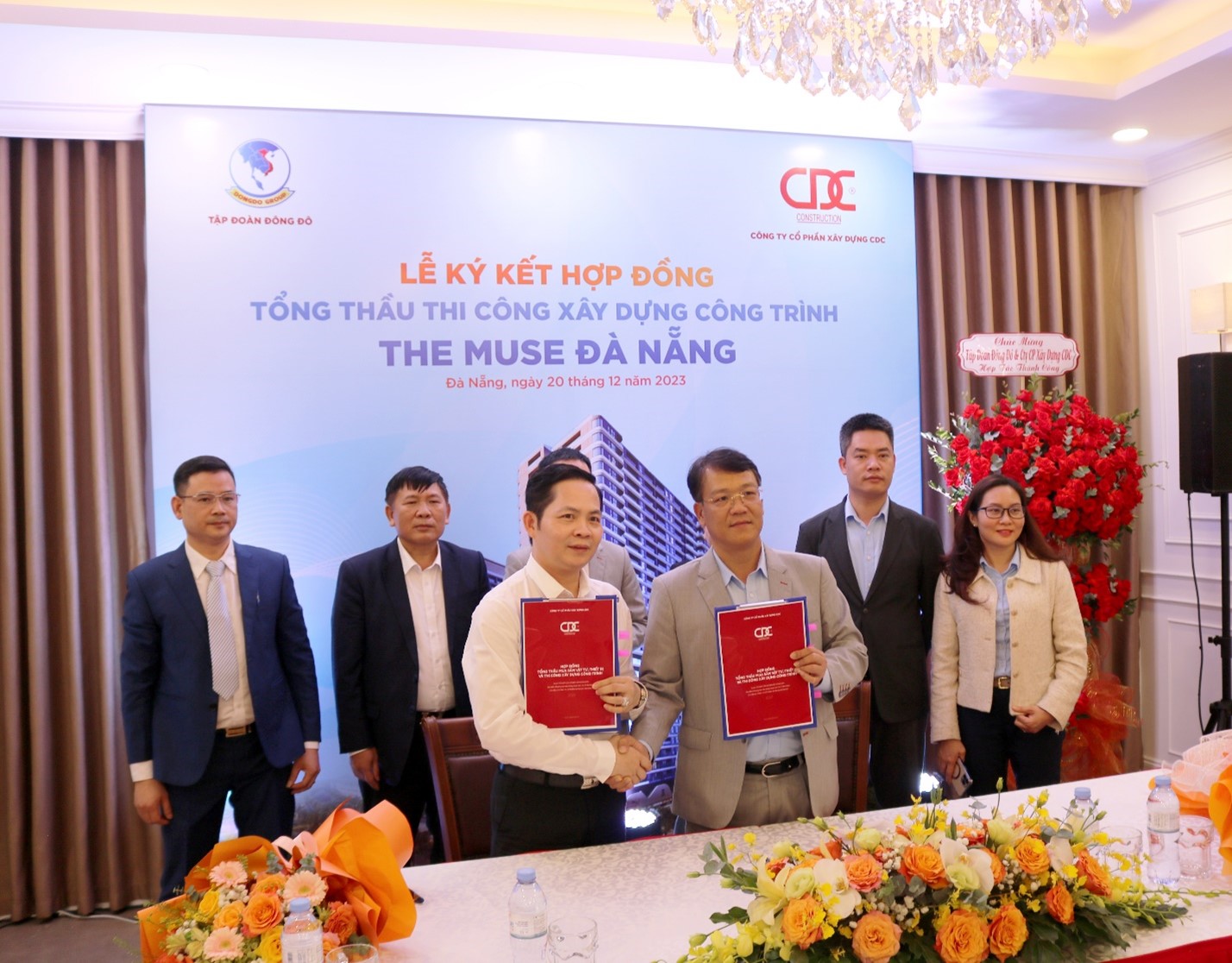 LỄ KÝ KẾT HỢP ĐỒNG TỔNG THẦU THI CÔNG VÀ LỄ KHỞI CÔNG DỰ ÁN TỔ HỢP CĂN HỘ BÊN BỜ SÔNG HÀN – THE MUSE ĐÀ NẴNG