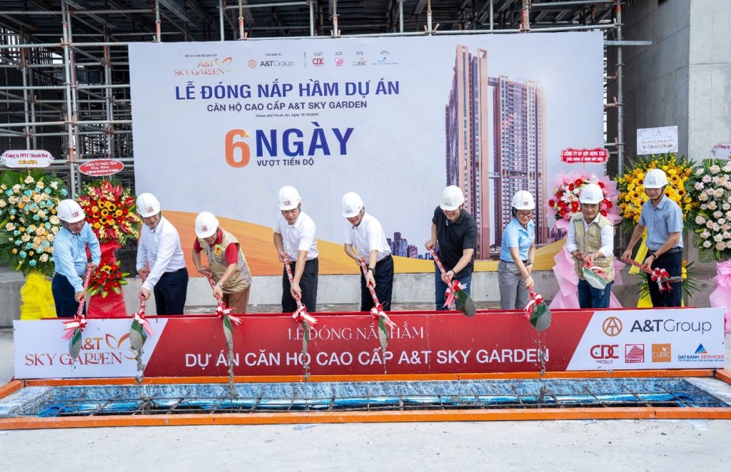 Đóng nóc hầm dự án Sky Garden Bình Dương