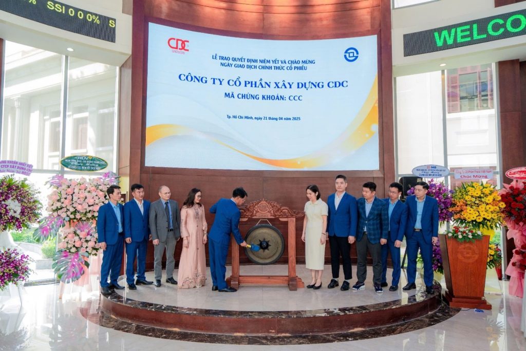 40.250.000 CỔ PHIẾU CCC CHÍNH THỨC NIÊM YẾT TRÊN HOSE